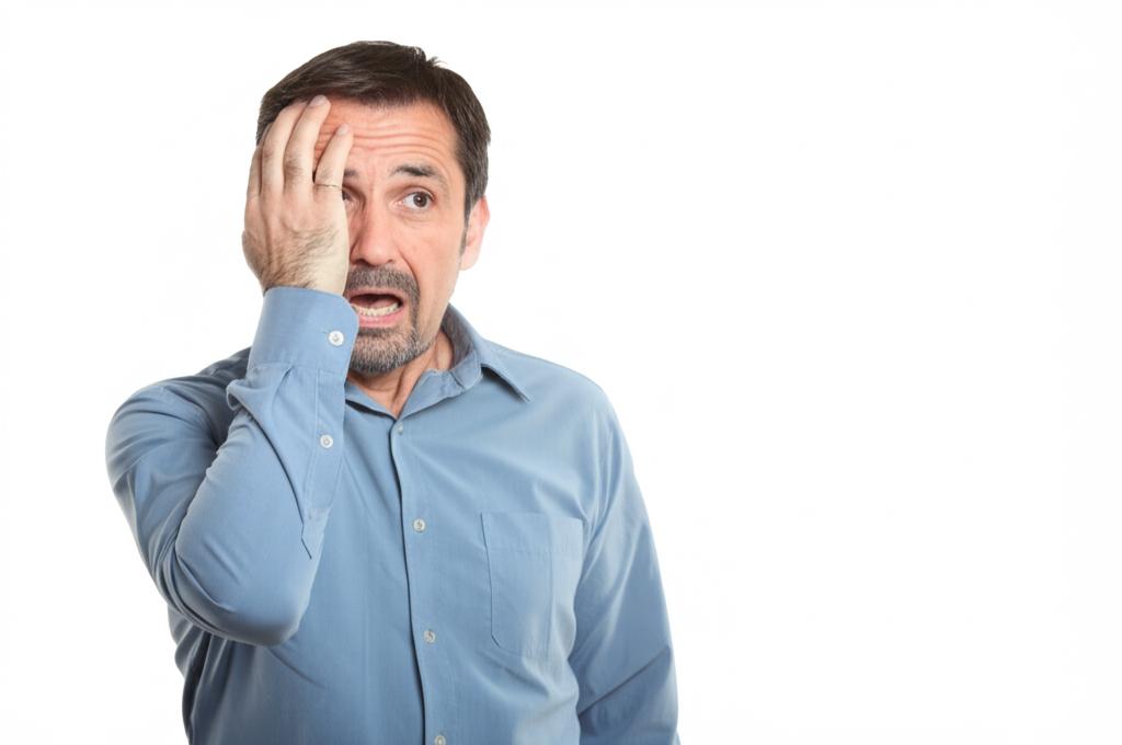 middle-aged man looking worried about relationship